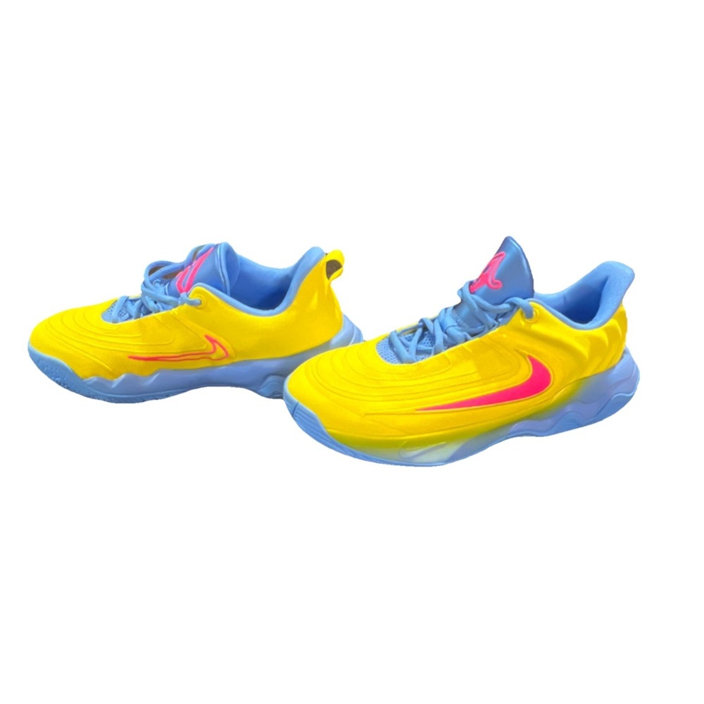 40 N20/Nike Giannis Immortality 4 FZ6734-700 Sneaker Yellow Blue Pink Kids US 7Y - Picture 3 of 11